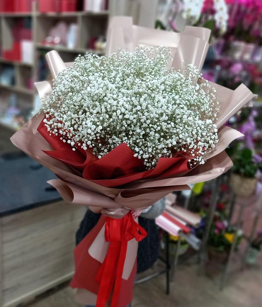 Букет Белые хлопья в Камское Устье Букет цветов из: Гипсофила в Камское Устье
