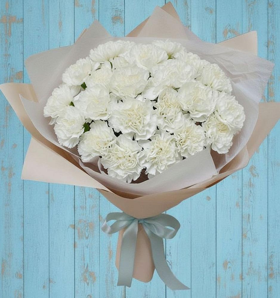 Букет цветов из: Гвоздики в Камское Устье