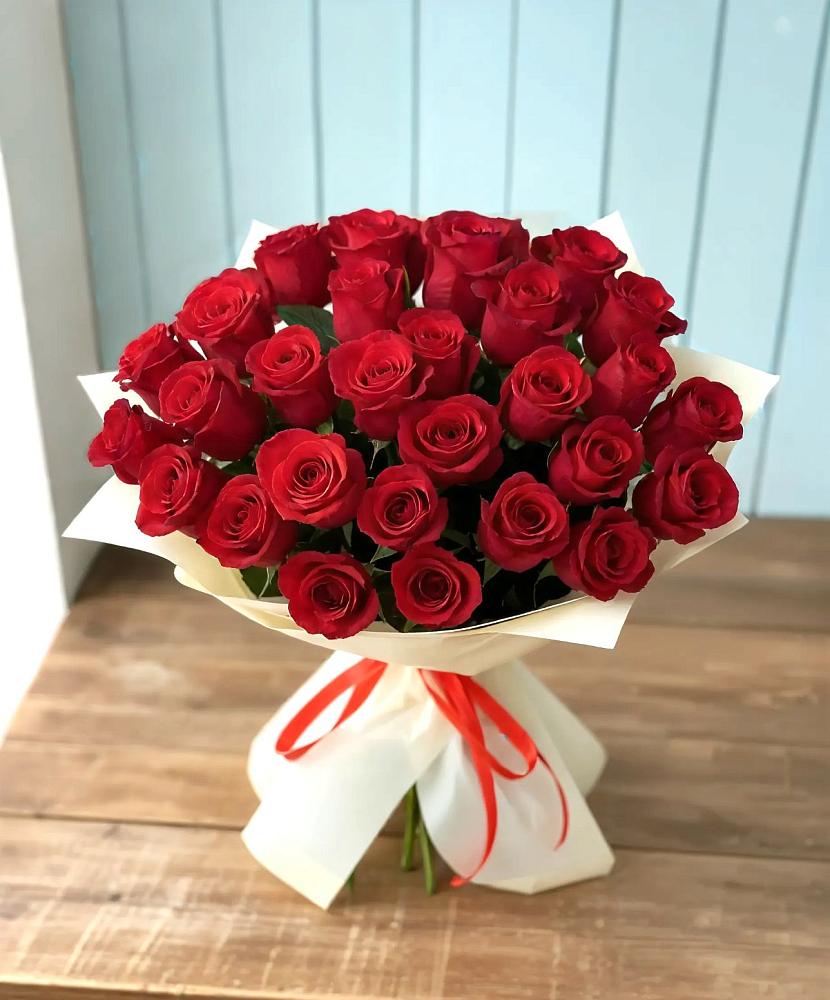 Букет 29 Красных роз в Камское Устье