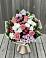 Букет цветов из: Альстромерии, Гвоздики, Розы и Хризантемы в Камское Устье