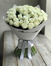 Букет 35 Белых роз в Камское Устье