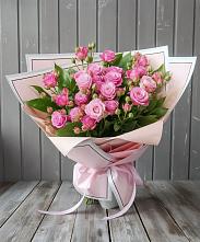 Букет Розовый кустик в Камское Устье