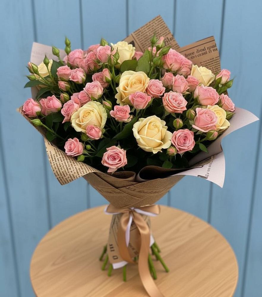 Букет цветов из: Розы в Камское Устье