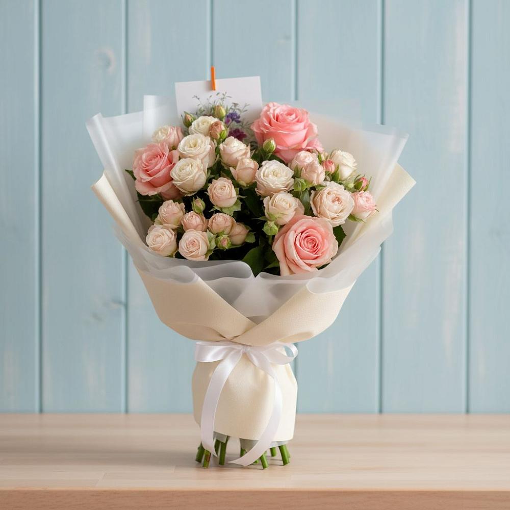 Букет цветов из: Розы в Камское Устье