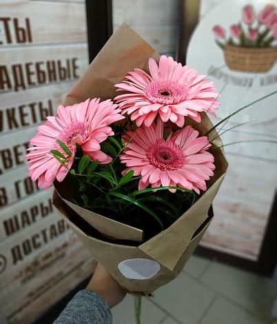 Букет цветов из: Герберы в Камское Устье