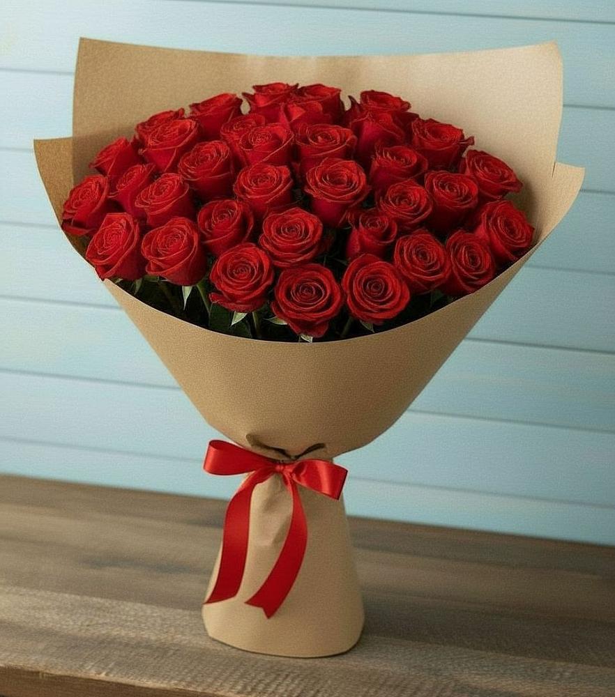 Букет Красные розы Милано в Камское Устье