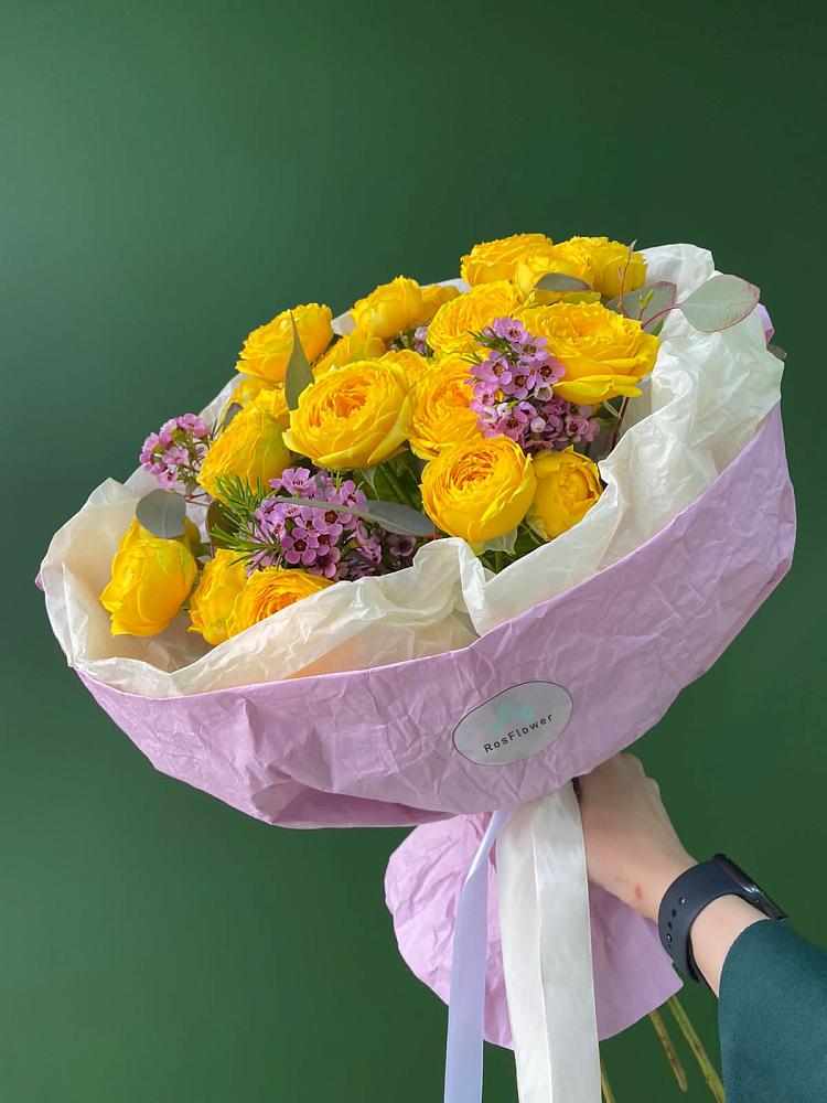 Кустовые желтые розы в Камское Устье Букет Кустовые желтые розы в Камское Устье
