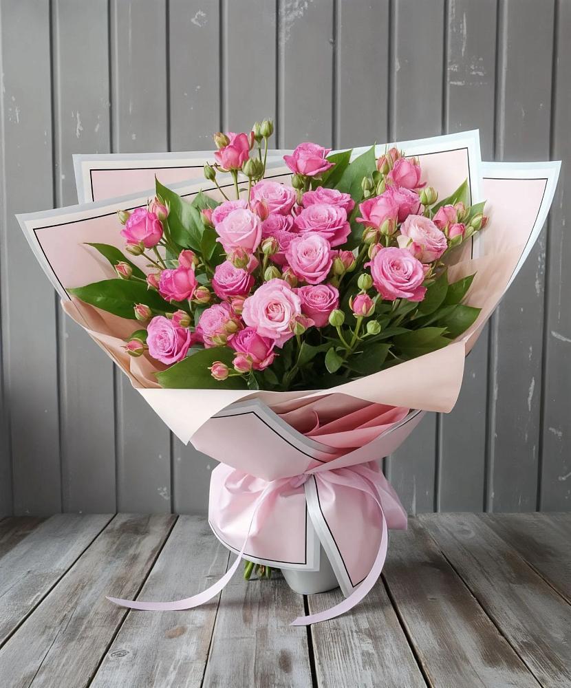 Букет Розовый кустик в Камское Устье