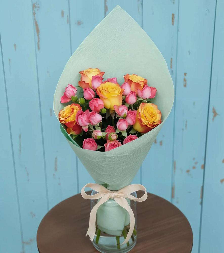 Букет цветов из: Розы в Камское Устье