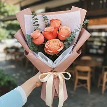 Букет цветов из:  Розы в Камское Устье