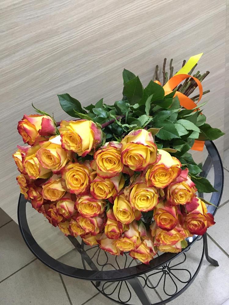 Букет Желтые розы в Камское Устье