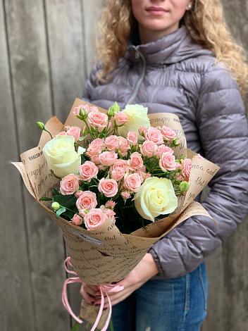 Букет цветов из: Розы в Камское Устье