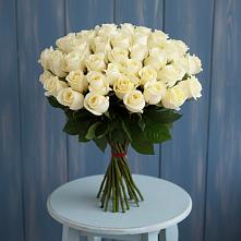 Букет 51 Белая роза Эдлесс Лав #REPLACE_PRED# Камское Устье