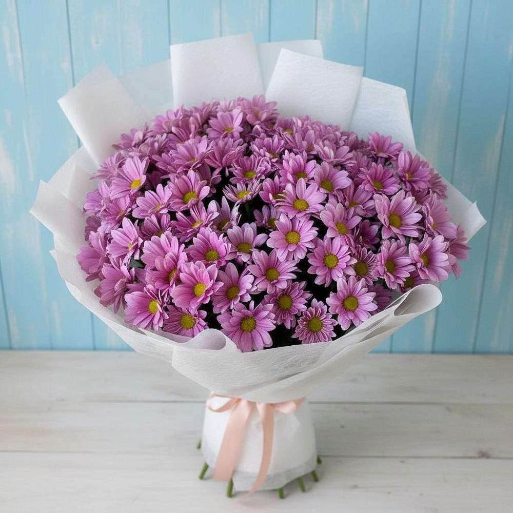 Букет цветов из: Хризантемы в Камское Устье