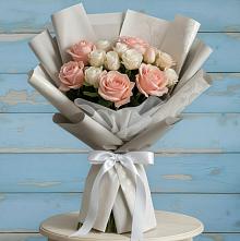 Букет цветов из:  Розы в Камское Устье