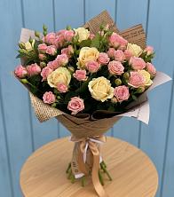 Букет цветов из:  Розы в Камское Устье