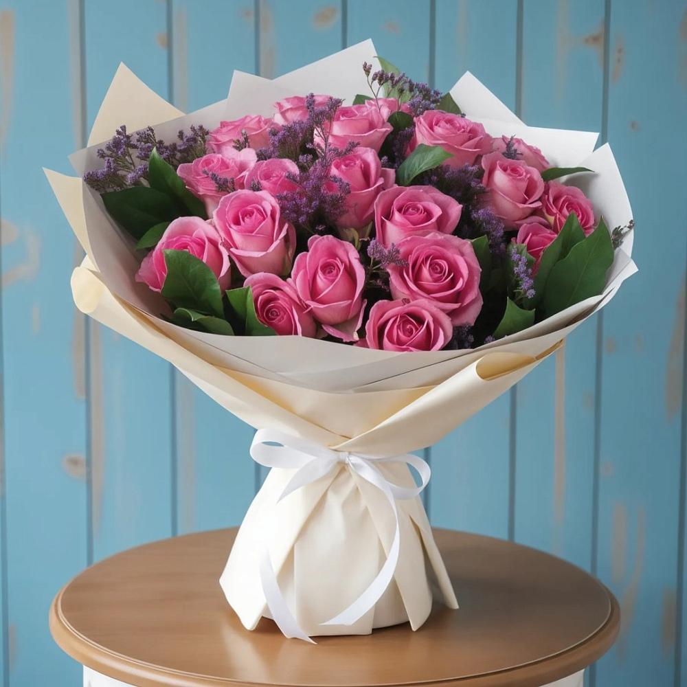 Букет цветов из: Розы в Камское Устье